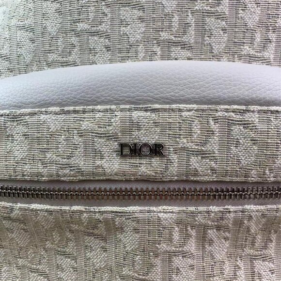 Dior Rider Classic Embroidered Monogram Canvas and Leather Backpack main image 9